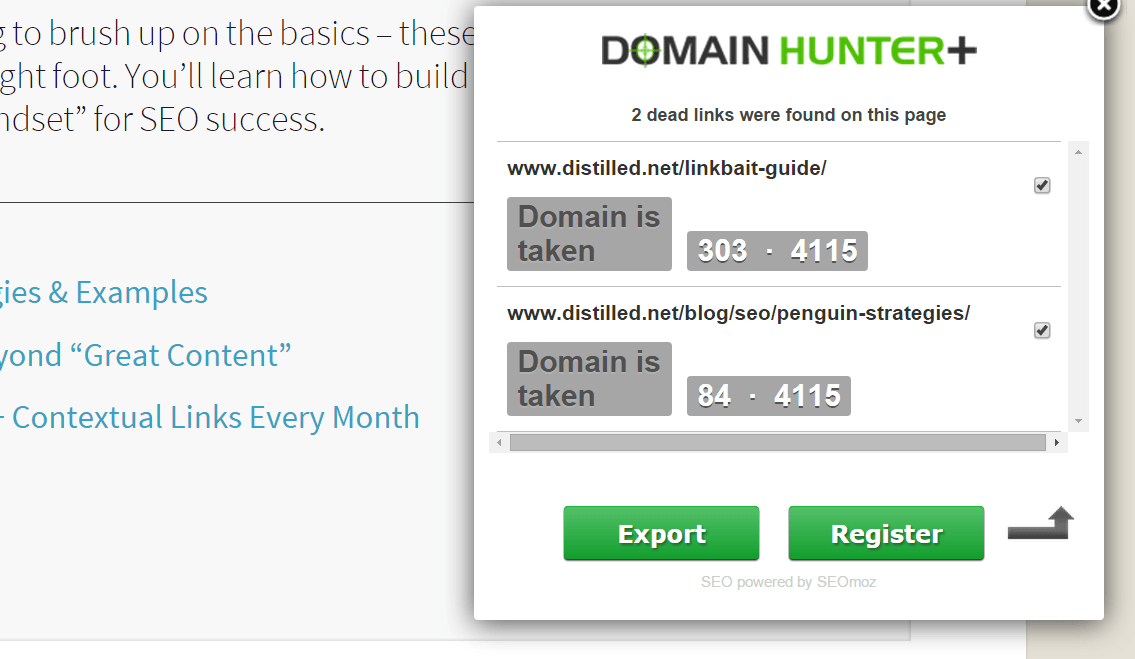 domain hunter plus
