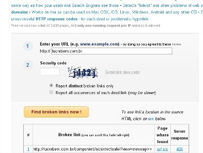 Free Broken Link Checker