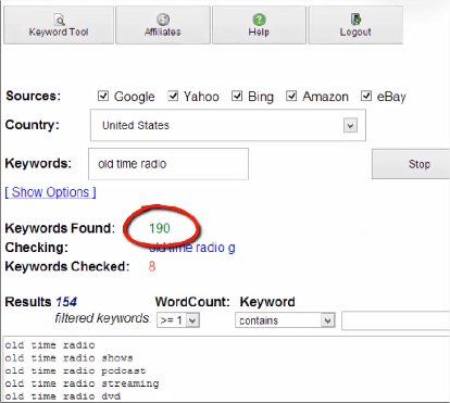 keyword snatcher list