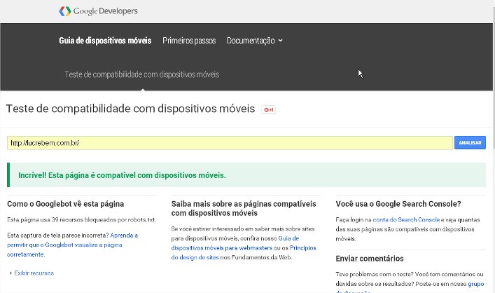 google mobile friendly tool 1