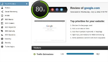 woorank screenshot