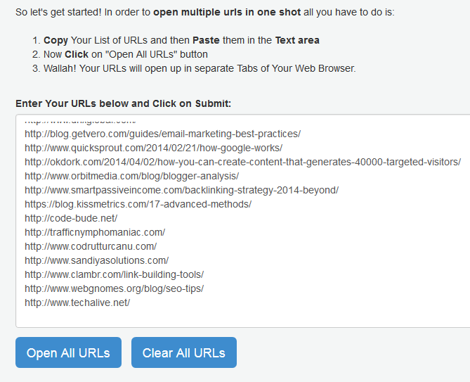 quickurl opener