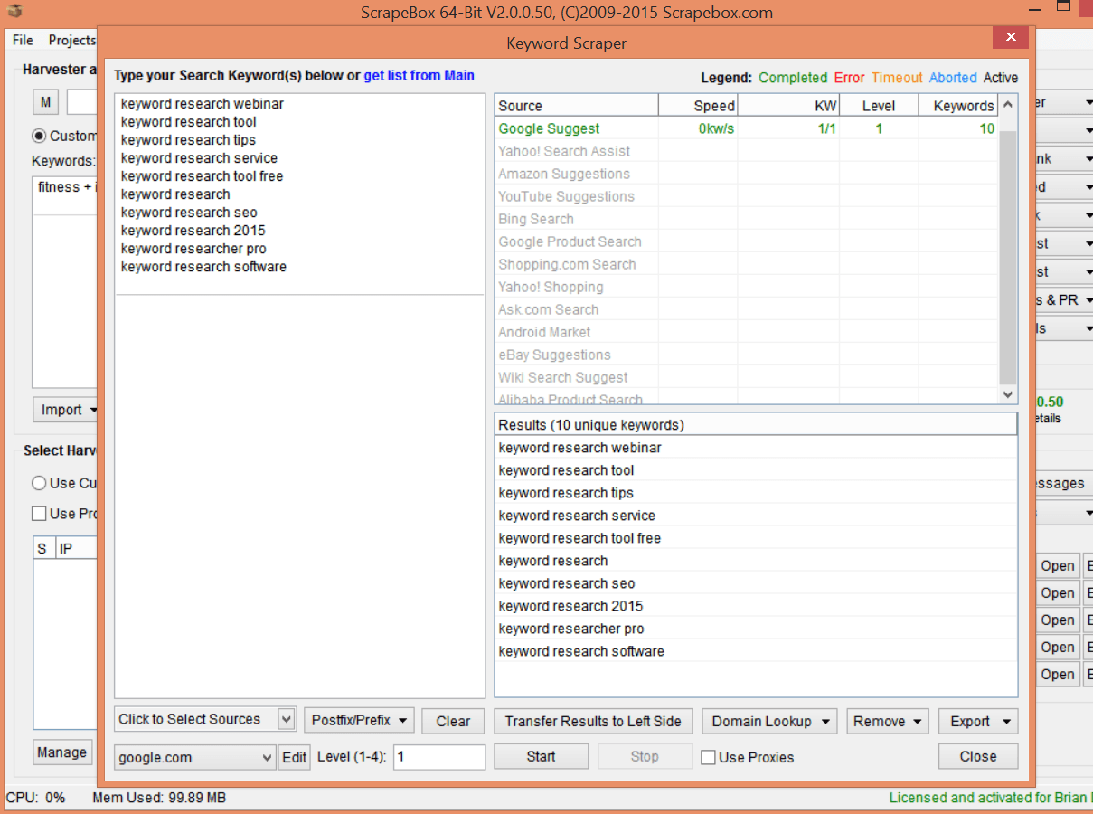 scrapebox screenshot