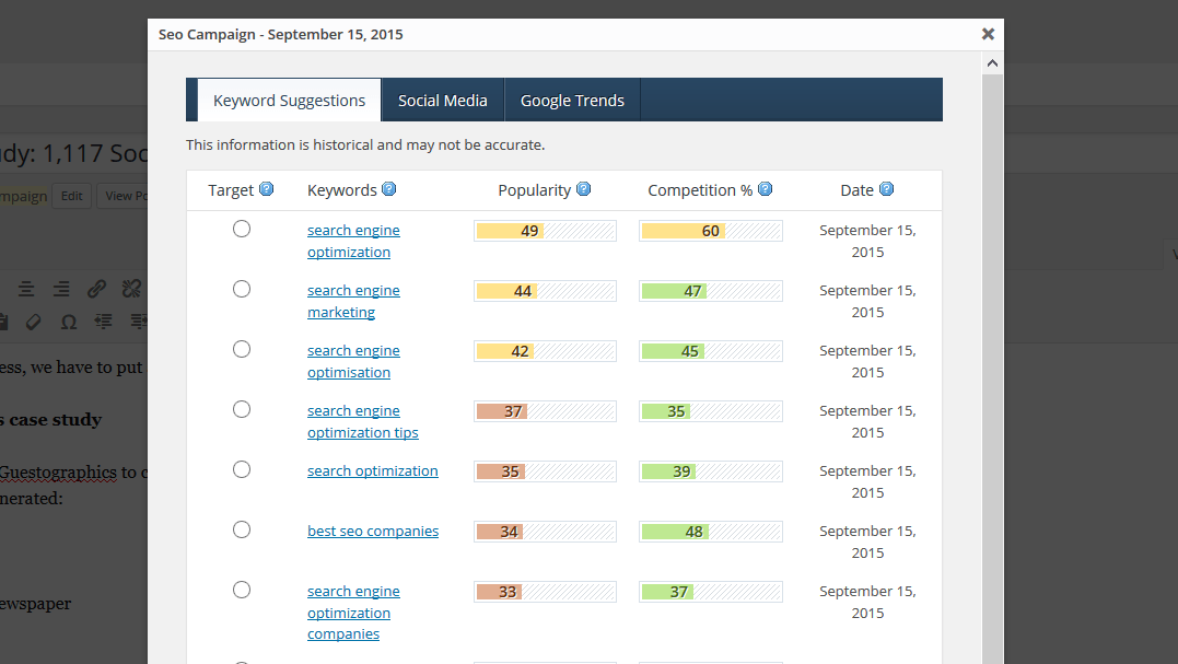 scribe content marketing plugin