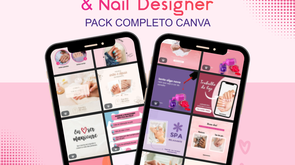 Pack Canva para Manicure e Nail Designer