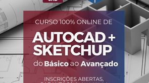 Cursos Online de AutoCAD e SketchUp
