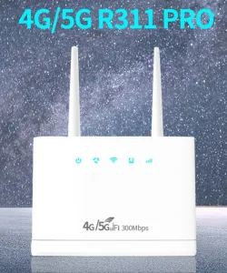 Roteador Wifi “311 pro 4g/5g LTE de 300mbps 4g”, com entrada para chip de celular e altíssima velocidade